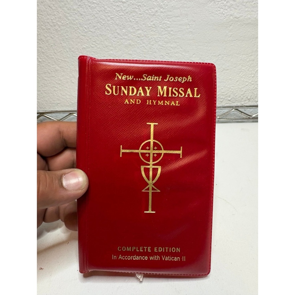 Saint Joseph Sunday Missal and Hymnal Complete Edition Red Hardcover Vatican II